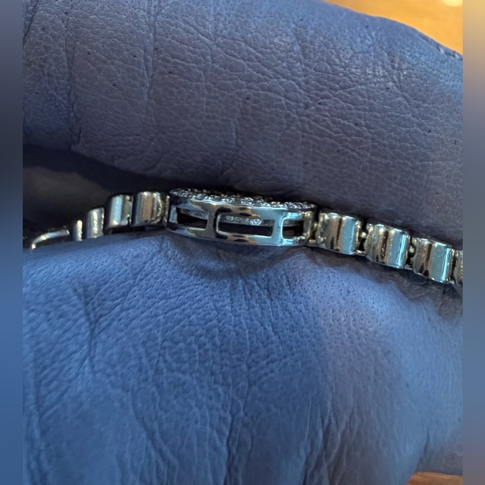 Sterling Silver Evil Eye Tennis Bracelet - Picture 10 of 11